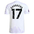 Alejandro Garnacho Manchester United Selfika 2025/26 Away Player Jersey - White