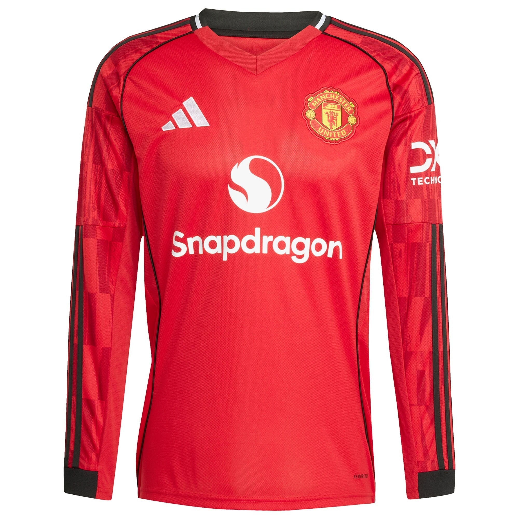 Alejandro Garnacho Manchester United Selfika Home 2025/26 Player Long Sleeve Jersey - Red