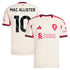 Alexis Mac Allister Liverpool Selfika 2025/26 Away Player Jersey - White