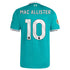 Alexis Mac Allister Liverpool Selfika 2025/26 Third Player Jersey - Green