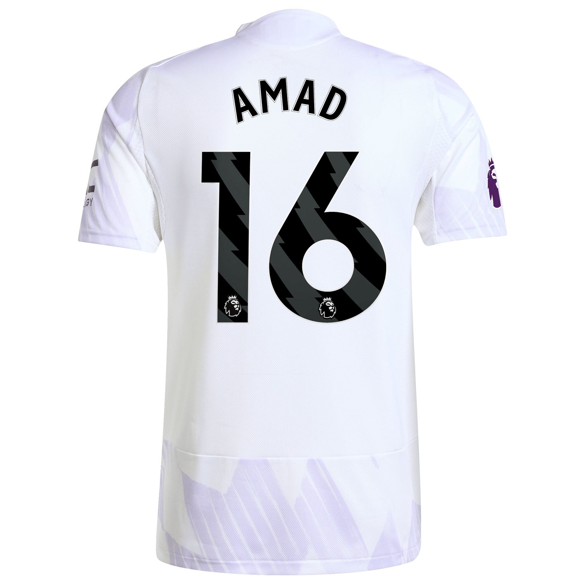 Amad Diallo Manchester United Selfika 2025/26 Away Player Jersey - White