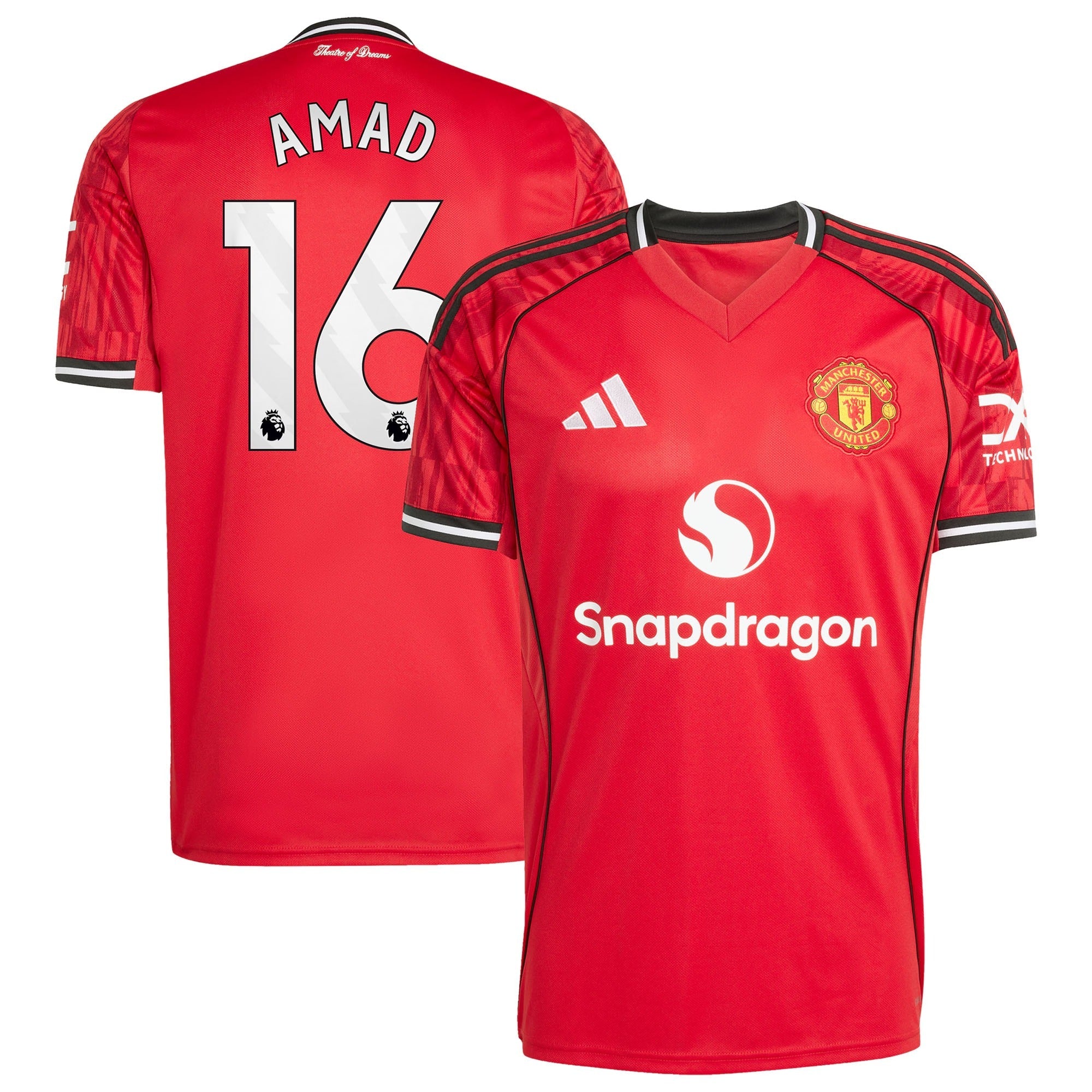 Amad Diallo Manchester United Selfika Home 2025/26 Player Jersey - Red