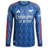 Arsenal Selfika 2025/26 Away Long Sleeve Jersey with Patch - Blue