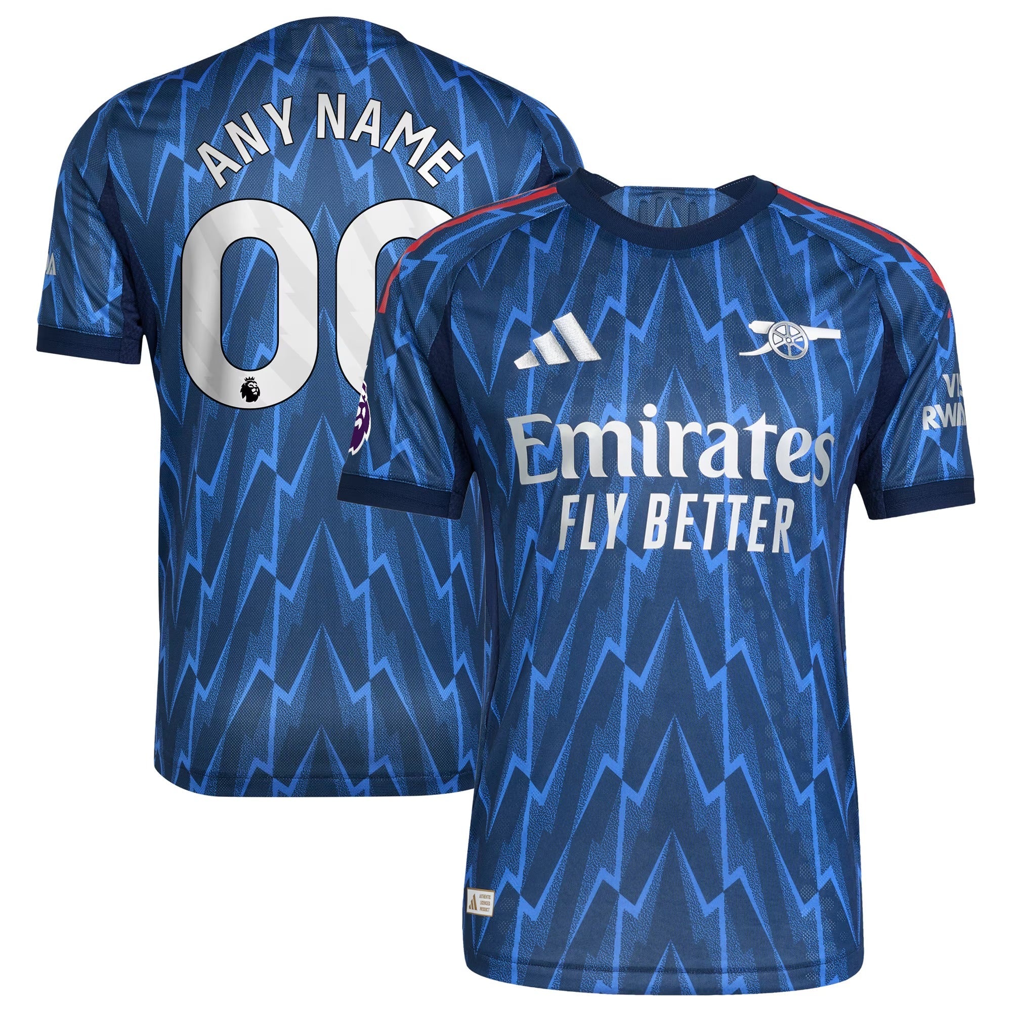 Arsenal Selfika 2025/26 Away Custom Jersey - Blue