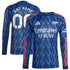 Arsenal Selfika 2025/26 Away Long Sleeve Customized Jersey - Blue