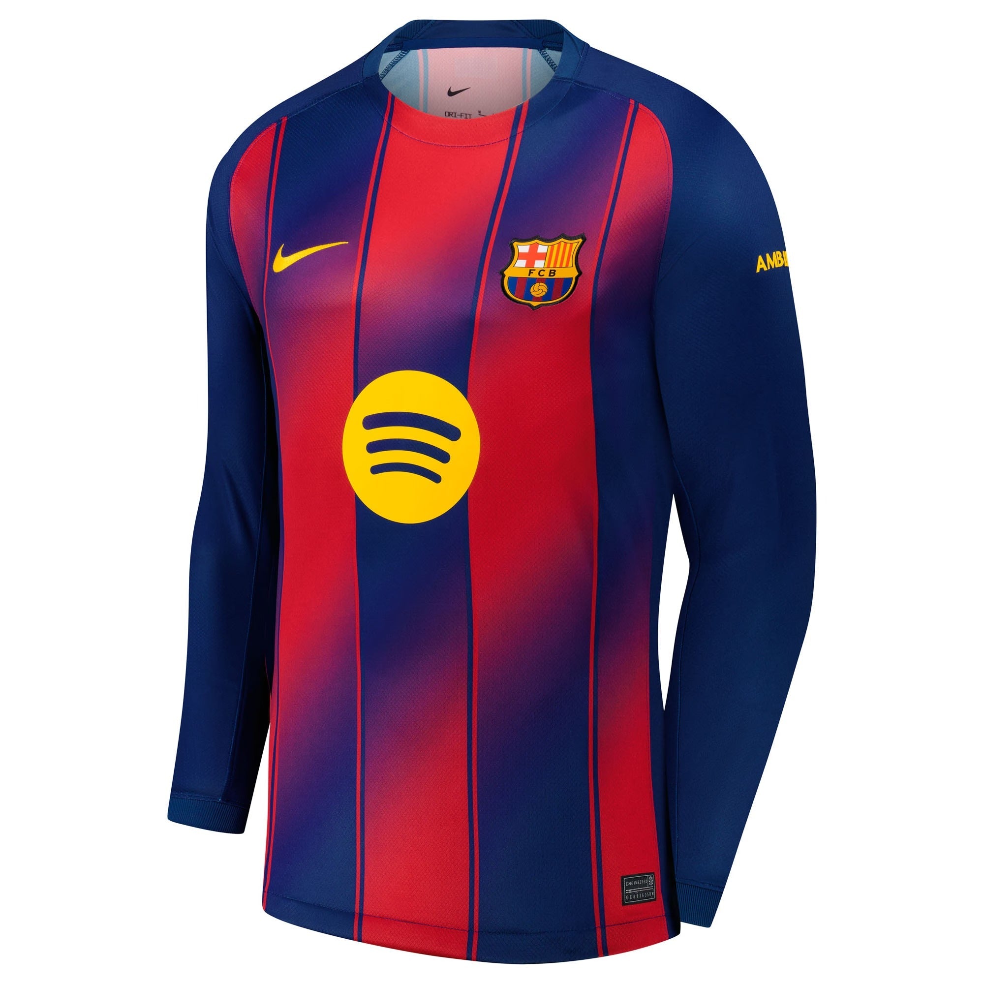 Barcelona Selfika 2025/26 Home Long Sleeve Custom Jersey - Navy