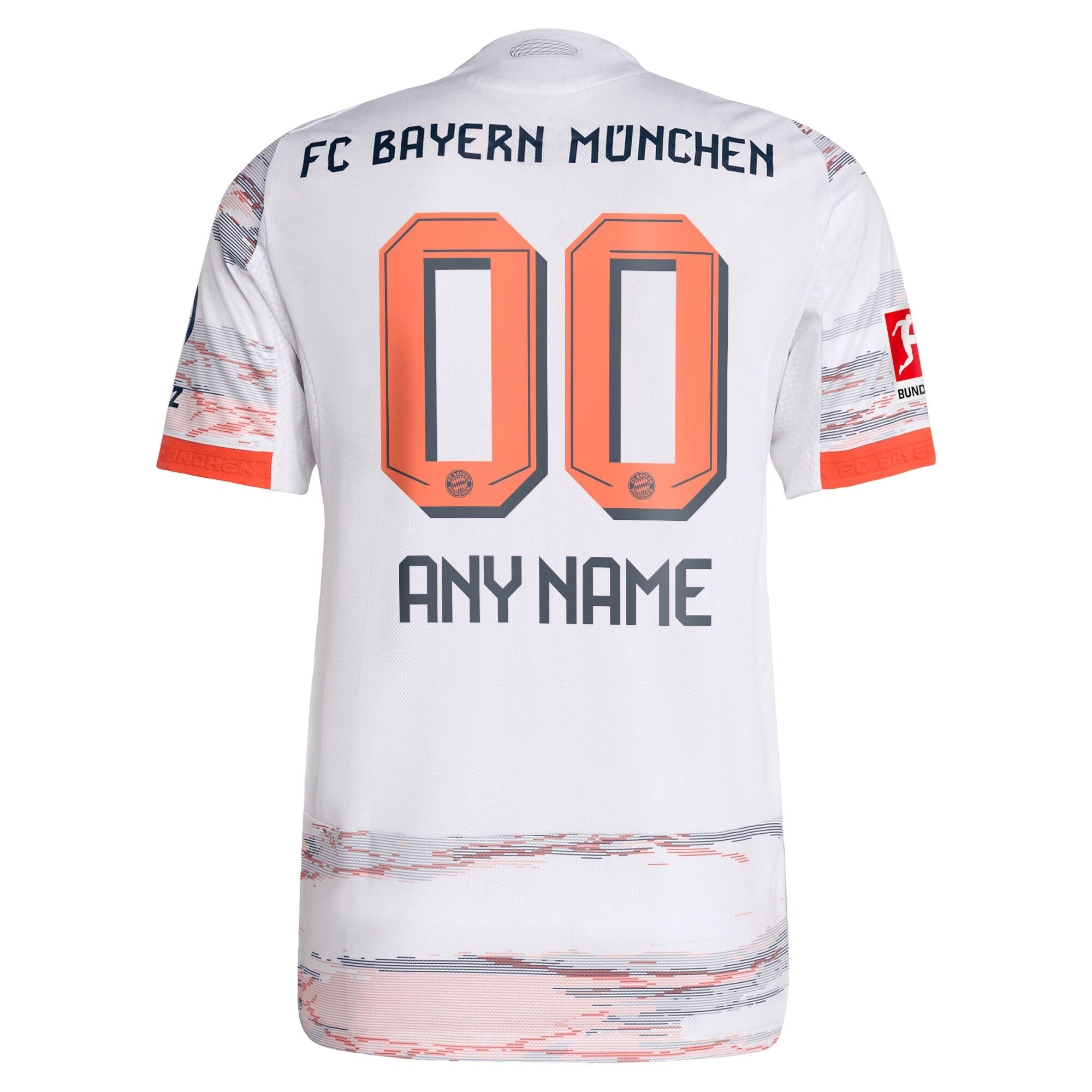 Bayern Munich Selfika 2025/26 Away Custom Jersey - White
