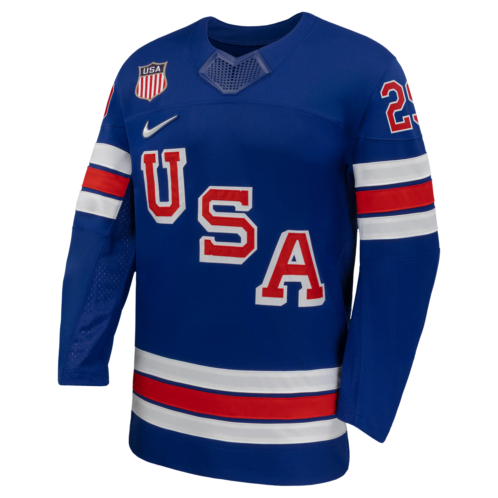 Brock Nelson #29 USA Hockey 2026 Home Jersey - Nike Royal - Jersey Teams World