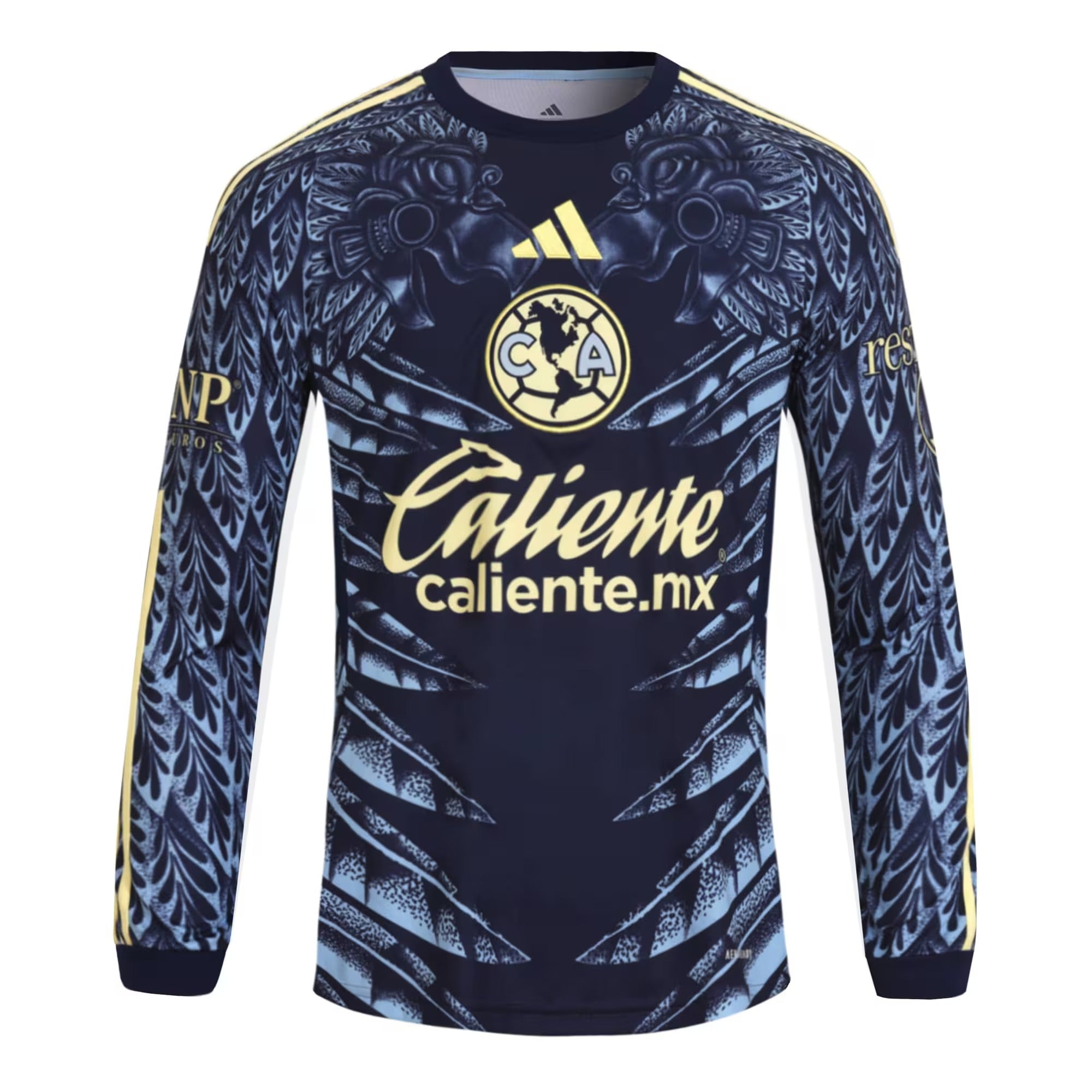 Club America Selfika 2025/26 Away Long Sleeve Jersey - Navy