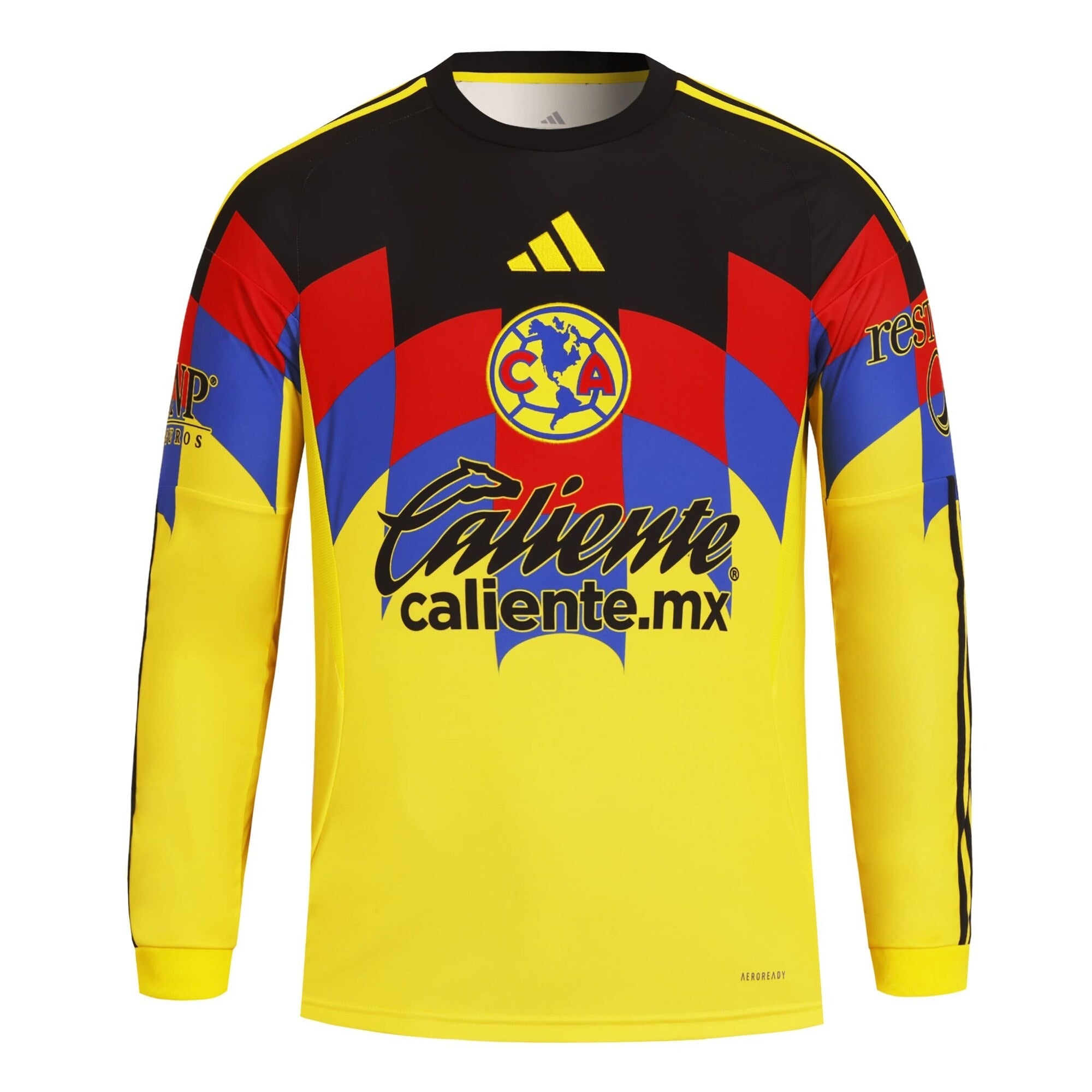 Club America Selfika 2025/26 Home Long Sleeve Jersey - Yellow