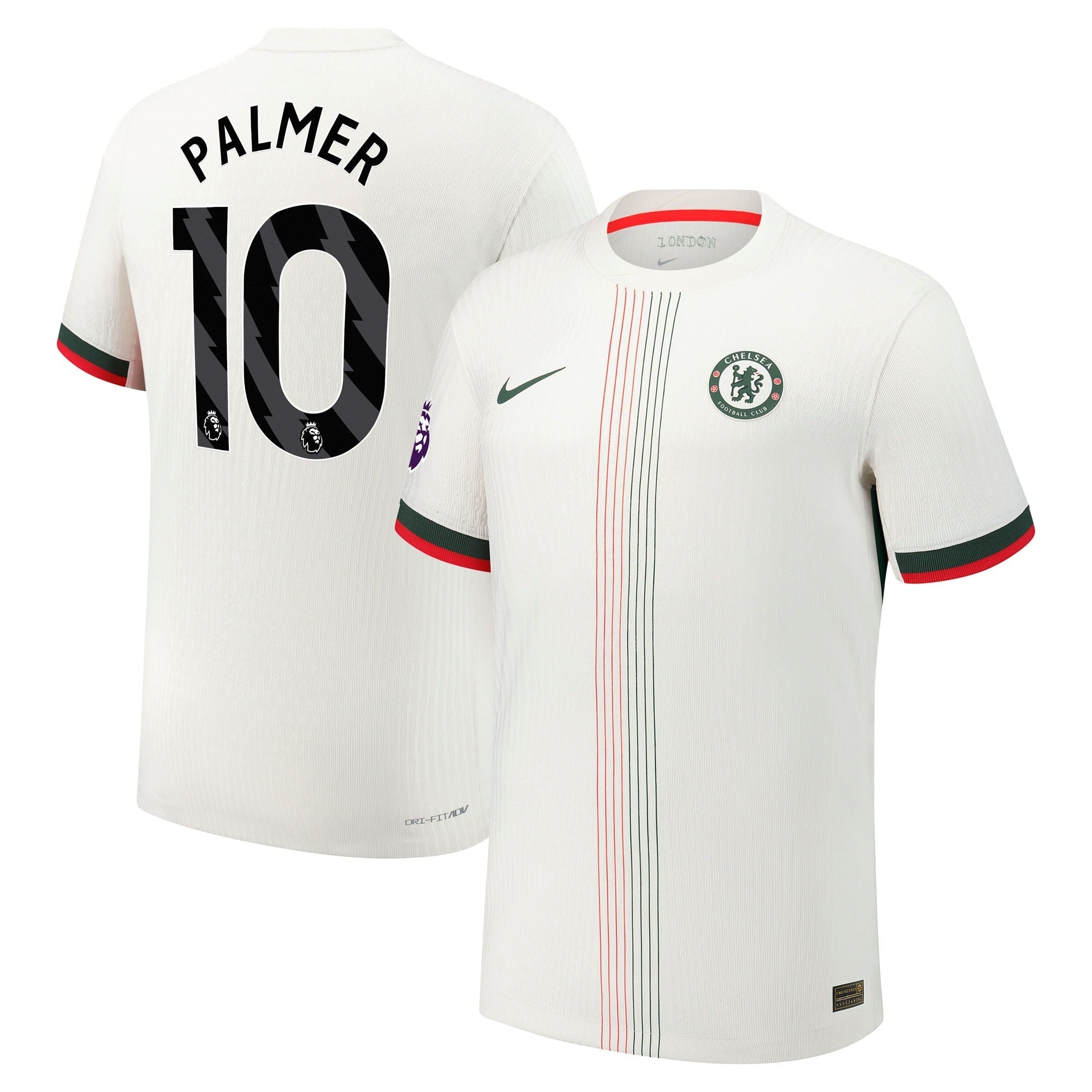 Cole Palmer Chelsea Selfika 2025/26 Away Player Jersey - Cream