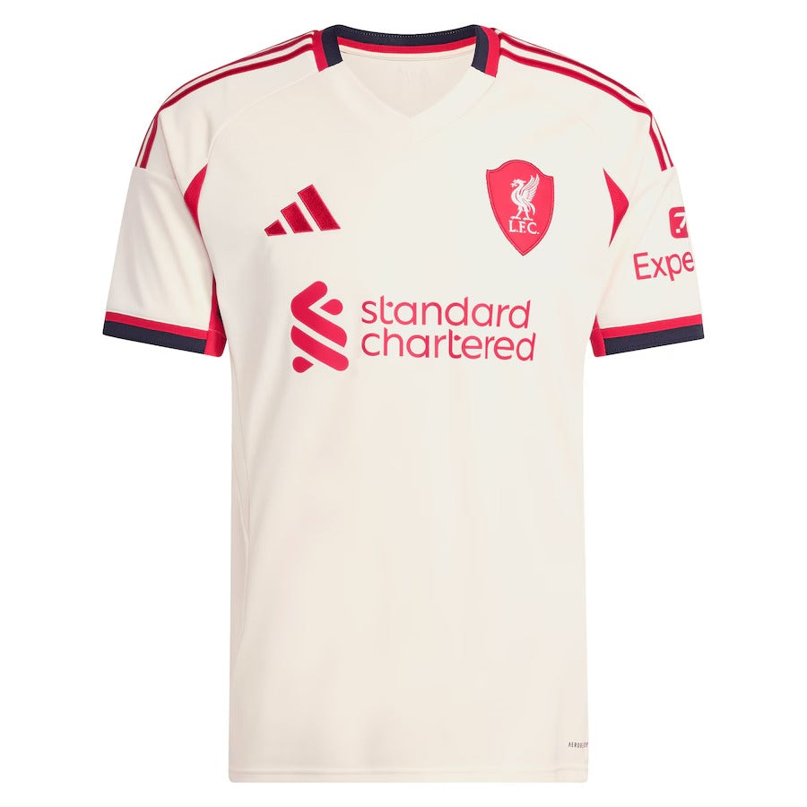 Darwin Núñez Liverpool Selfika 2025/26 Away Player Jersey - White