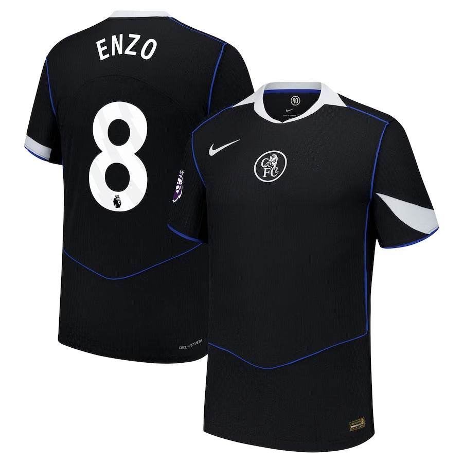 Enzo Fernández Chelsea Selfika 2025/26 Third Player Jersey - Black