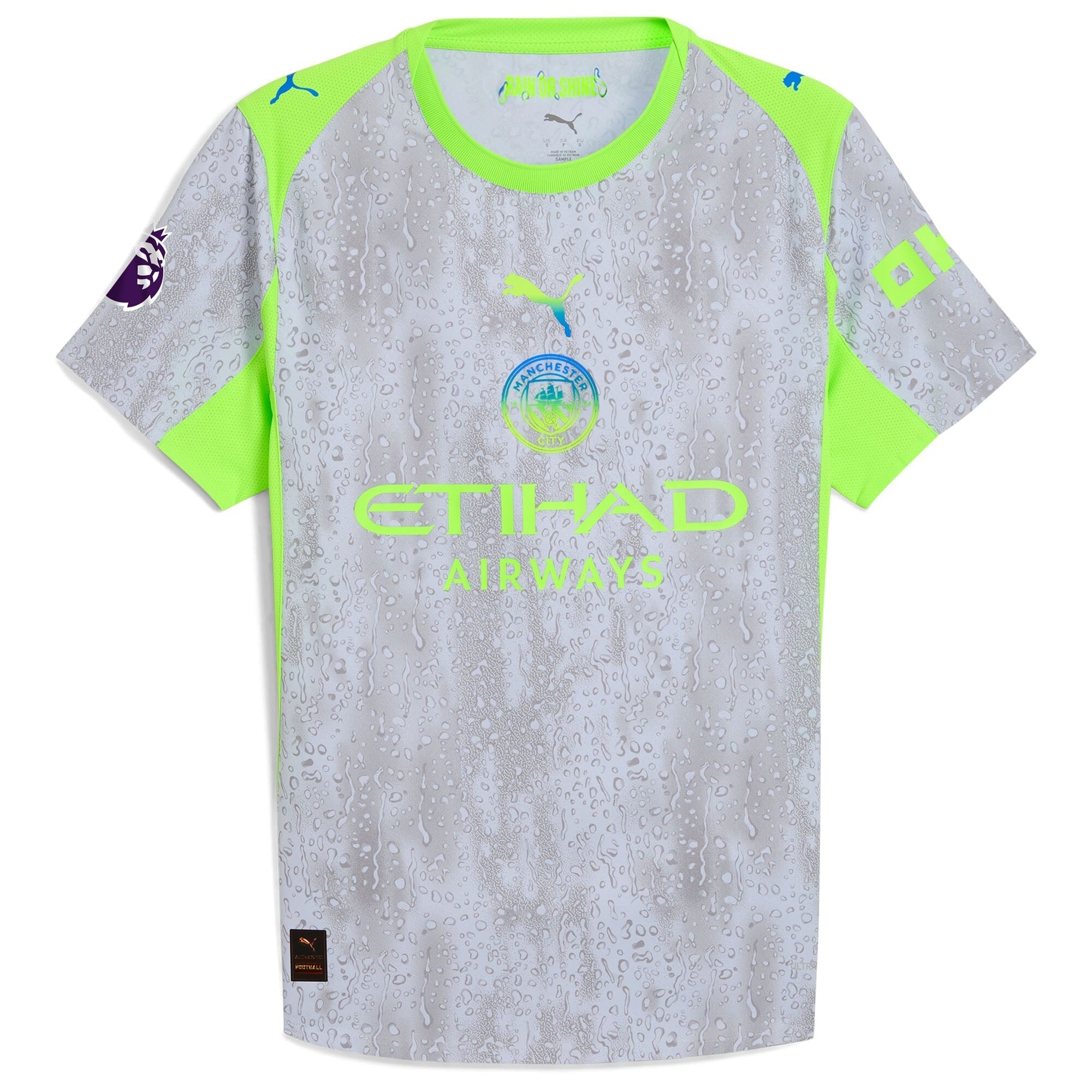 Foden 47 Manchester City Selfika 2025/26 Third Jersey - Green/Neon Green