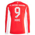 Harry Kane Bayern Munich Selfika 2025/26 Home Long Sleeve Jersey - Red
