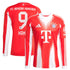 Harry Kane Bayern Munich Selfika 2025/26 Home Long Sleeve Jersey - Red