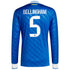 Jude Bellingham Real Madrid Selfika 2025/26 Third Long Sleeve Player Jersey - Blue