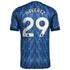 Kai Havertz Arsenal Selfika 2025/26 Away Player Jersey - Blue