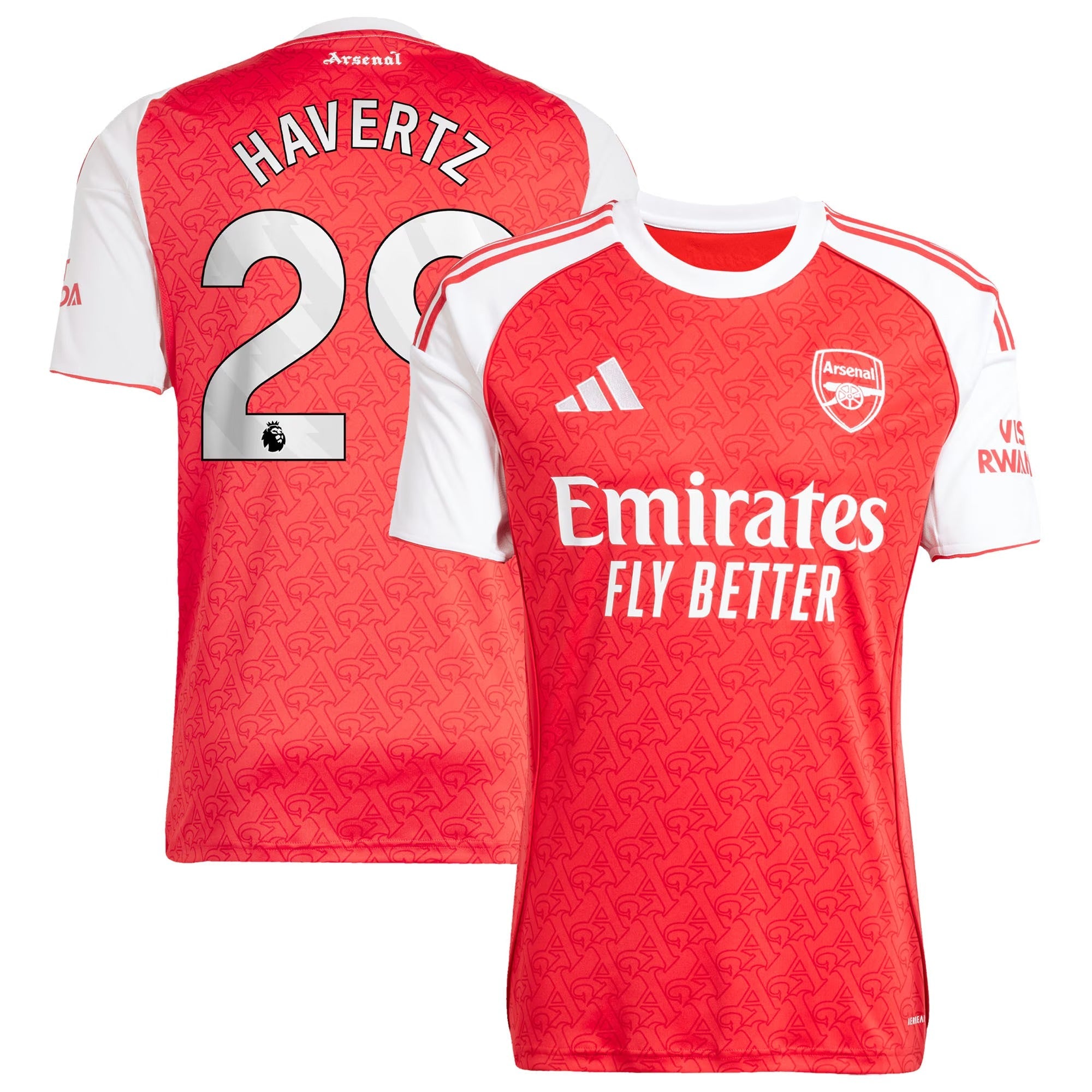 Kai Havertz Arsenal Selfika 2025/26 Home Player Jersey - Red