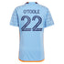 Kevin O'Toole New York City FC - 2024 The Interboro Kit Player Jersey – Light Blue