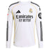 Kylian Mbappé Real Madrid Selfika 2025/26 Home Long Sleeve Jersey - White