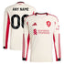 Liverpool Selfika 2025/26 Away Long Sleeve Custom Jersey - White