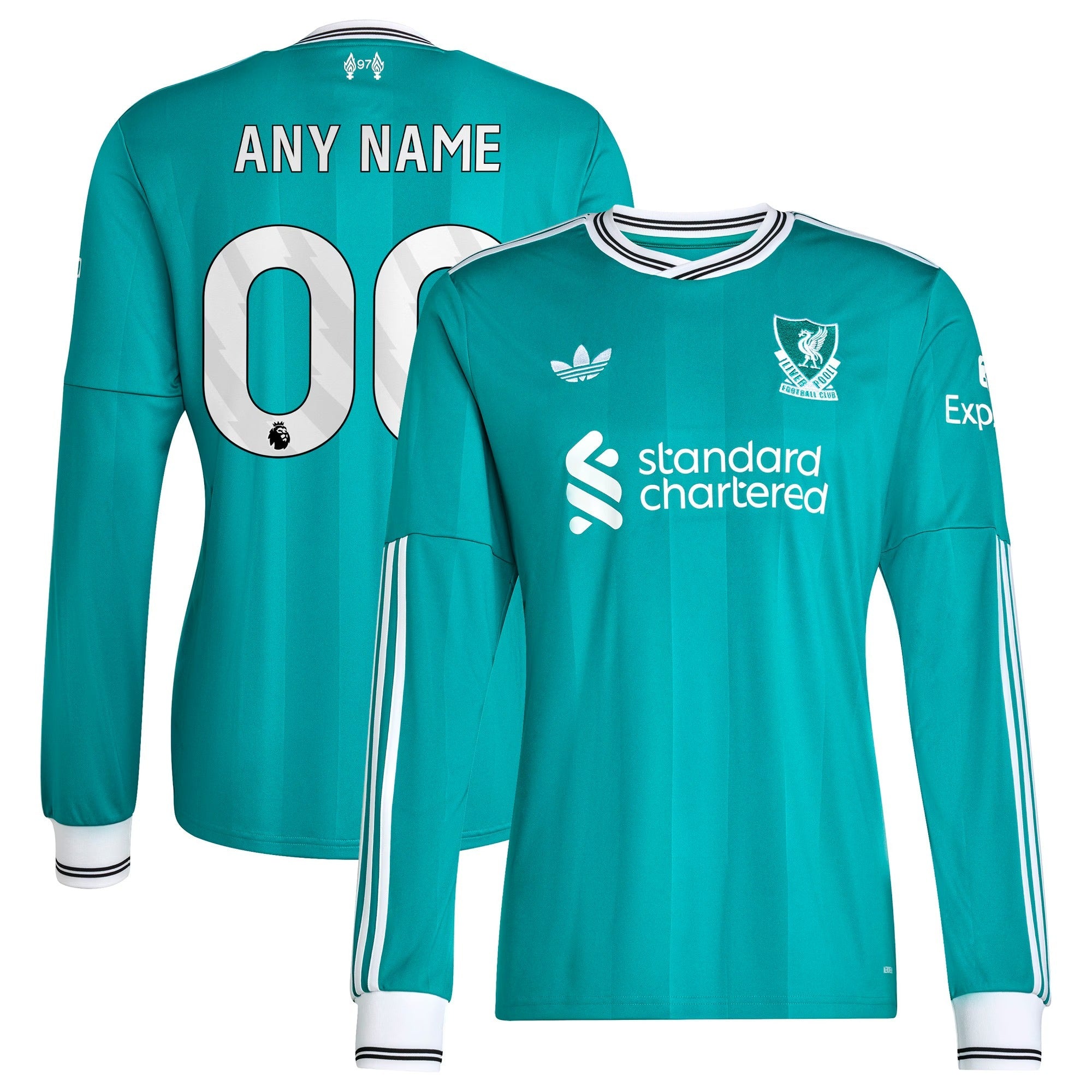 Liverpool Selfika 2025/26 Third Long Sleeve Custom Jersey - Green