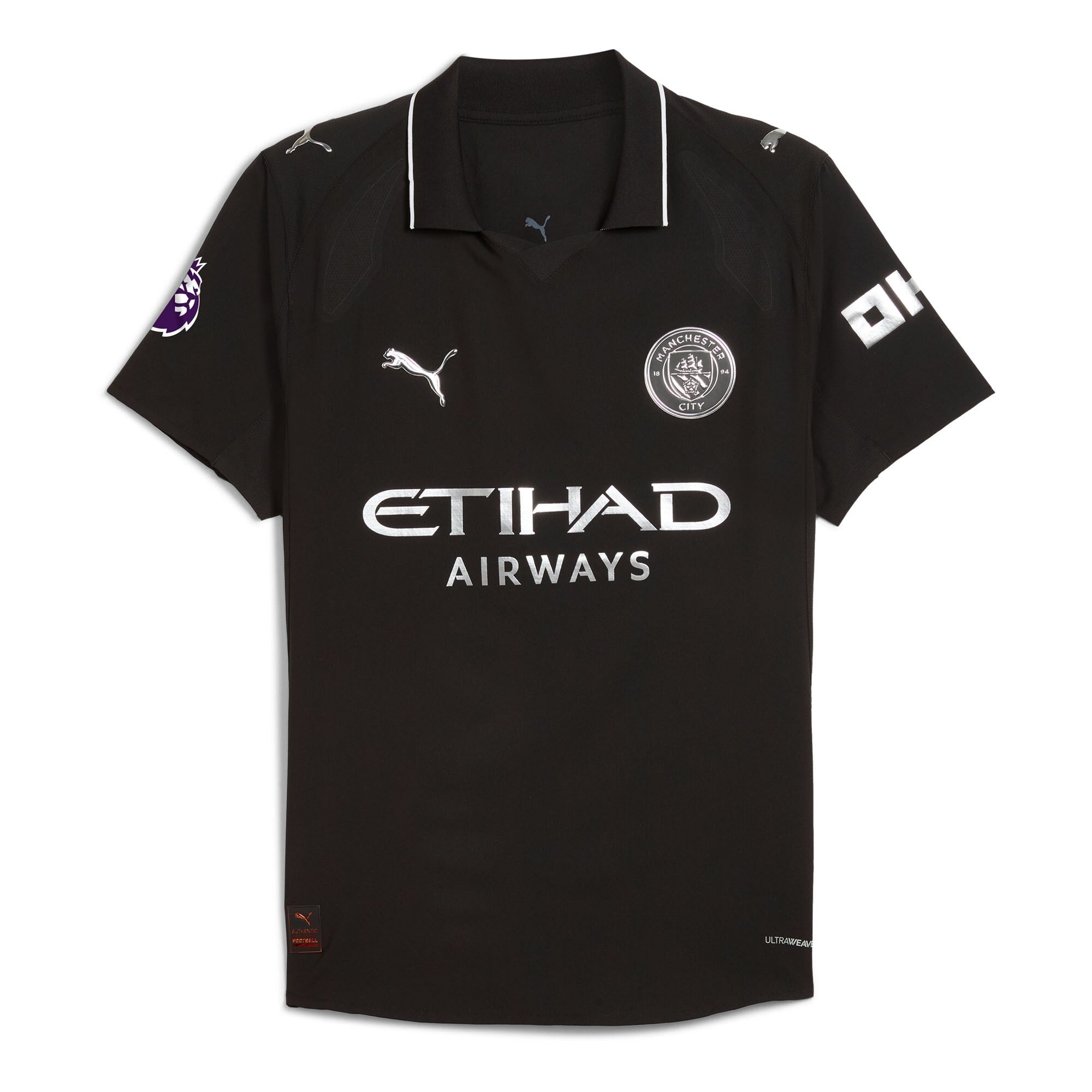 Manchester City Selfika 2025/26 Away Custom Jersey – Black