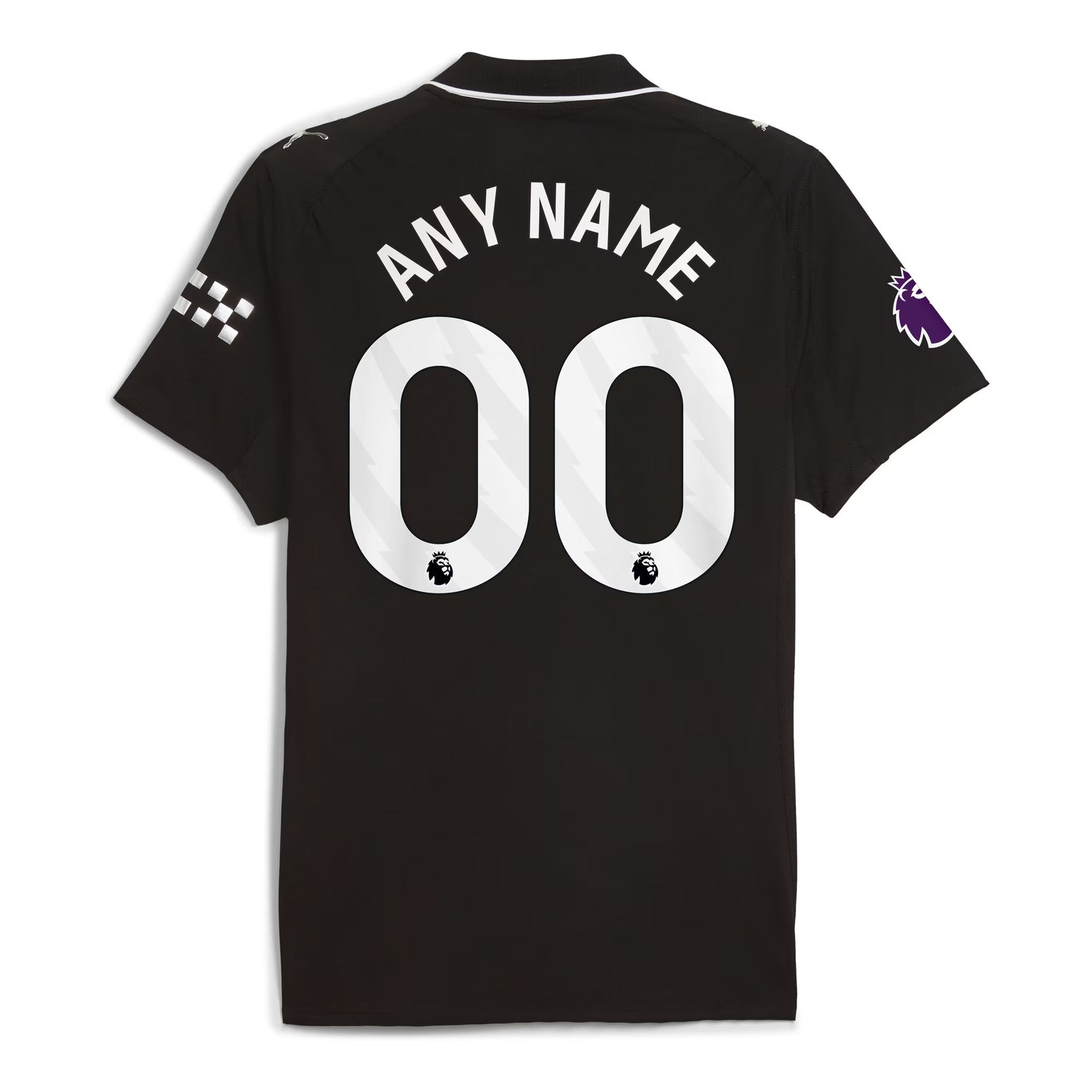 Manchester City Selfika 2025/26 Away Custom Jersey – Black