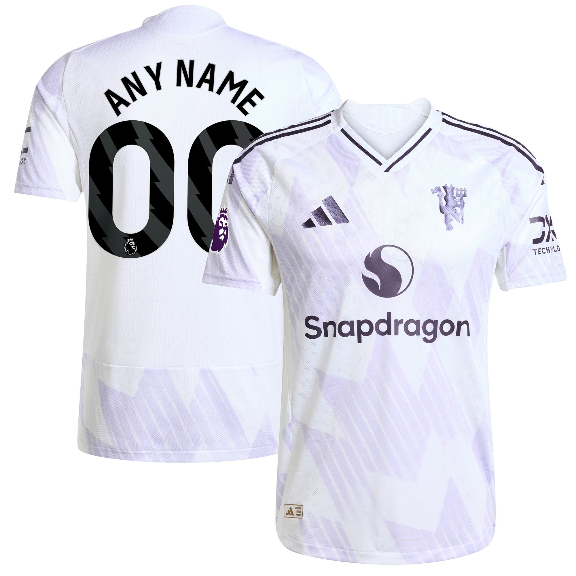 Manchester United Selfika 2025/26 Away Custom Jersey - White