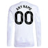 Manchester United Selfika 2025/26 Away Long Sleeve Custom Jersey - White