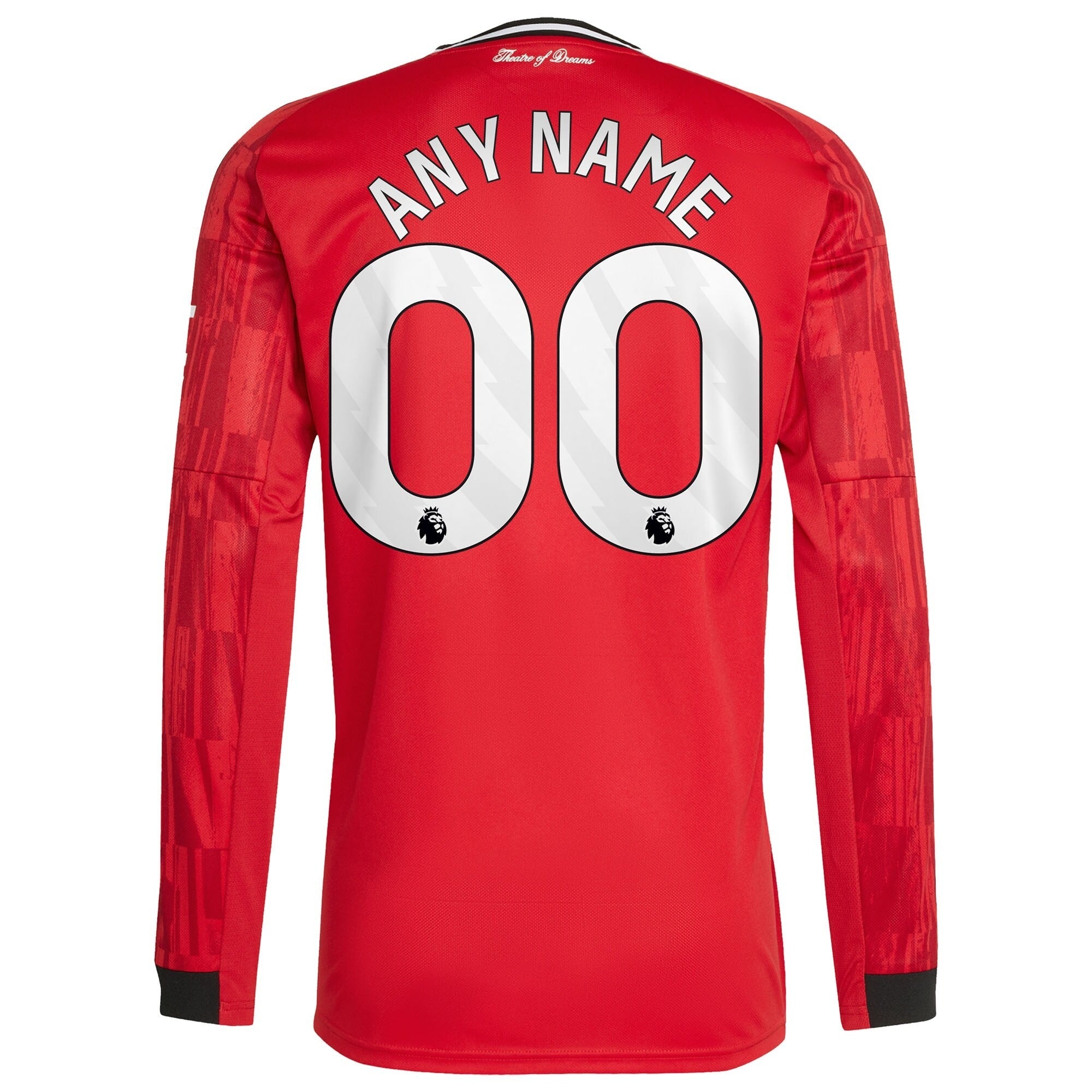 Manchester United Selfika Home 2025/26 Custom Long Sleeve Jersey - Red