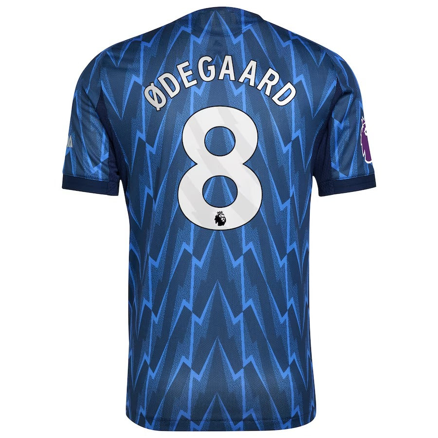 Martin Ødegaard Arsenal Selfika 2025/26 Away Player Jersey - Blue