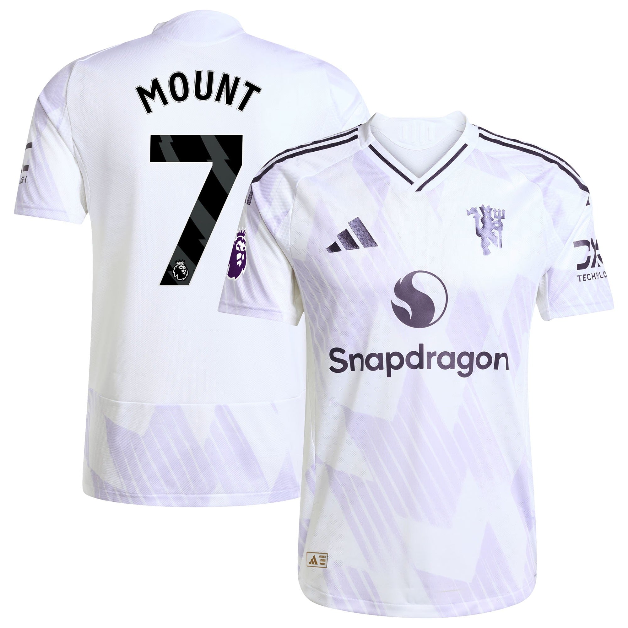 Mason Mount Manchester United Selfika 2025/26 Away Player Jersey - White