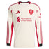 Mohamed Salah Liverpool Selfika 2025/26 Away Long Sleeve Player Jersey - White
