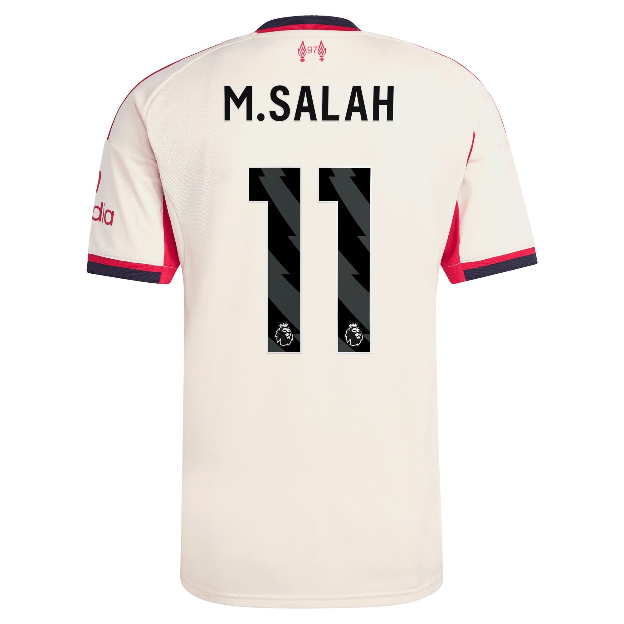 Mohamed Salah Liverpool Selfika 2025/26 Away Player Jersey - White