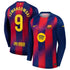 Selfika Robert Lewandowski Barcelona 2025/26 Home Long Sleeve Jersey - Navy