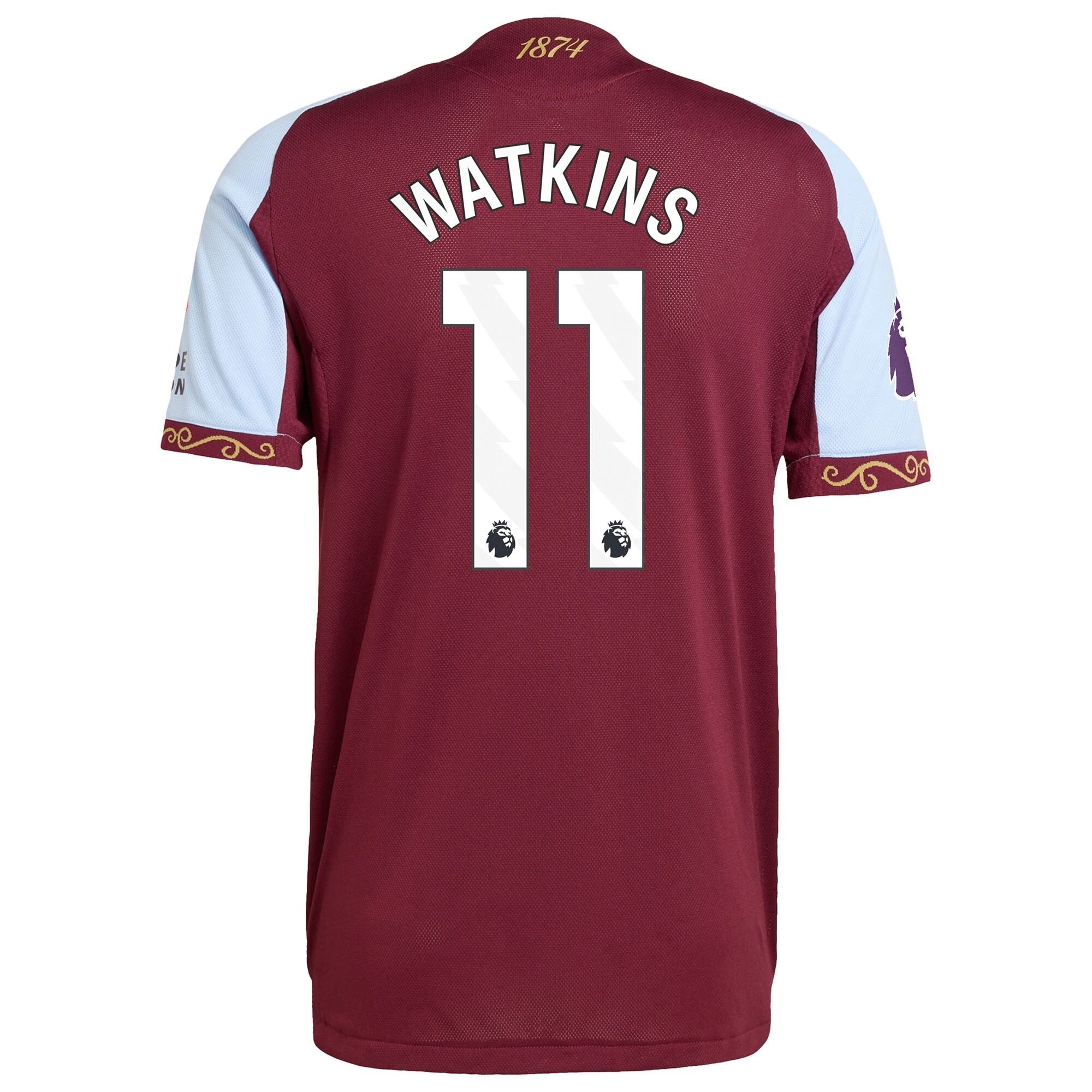 Ollie Watkins Aston Villa Selfika 2025/26 Home Jersey - Claret