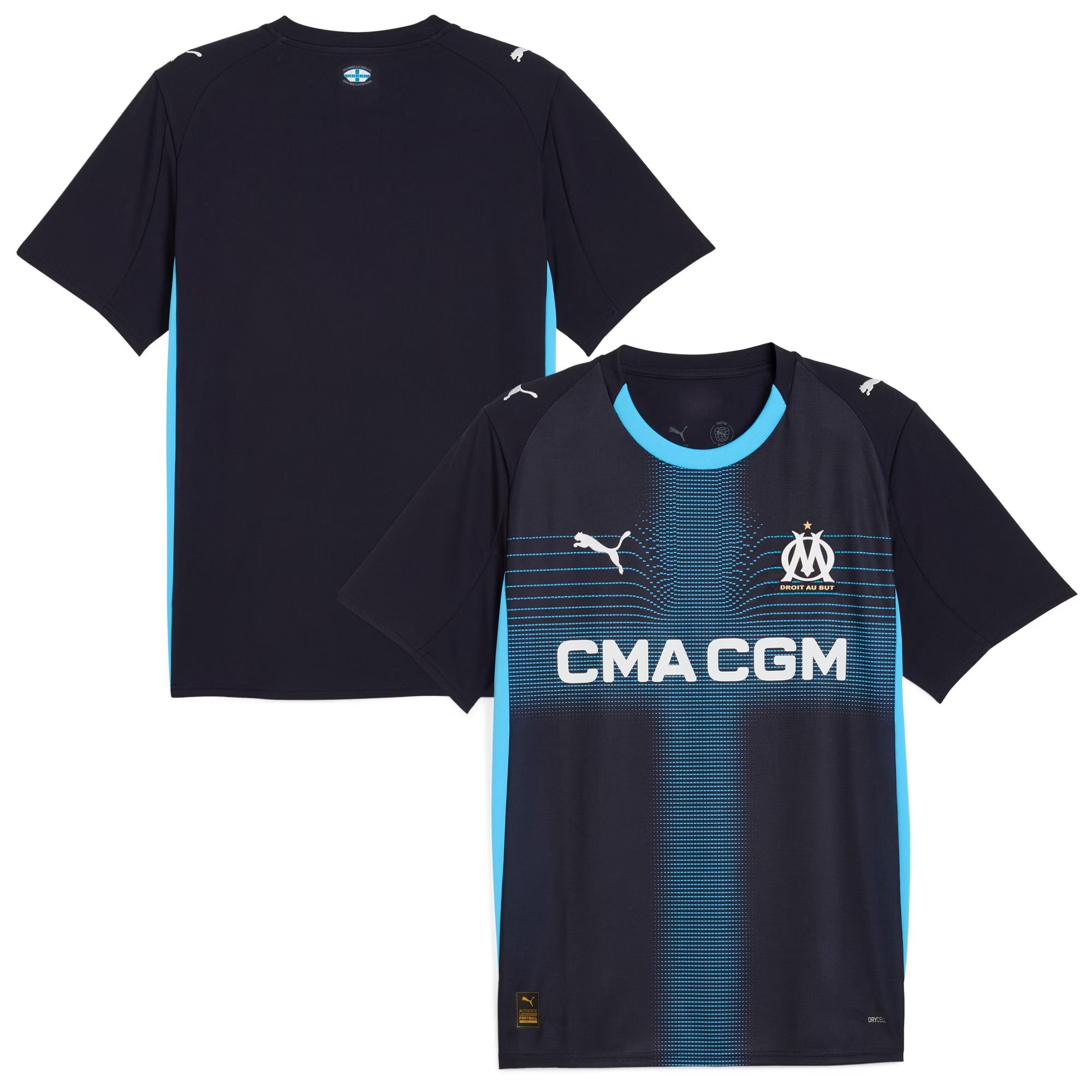 Olympique Marseille Selfika 2025/26 Custom Away Jersey - Navy
