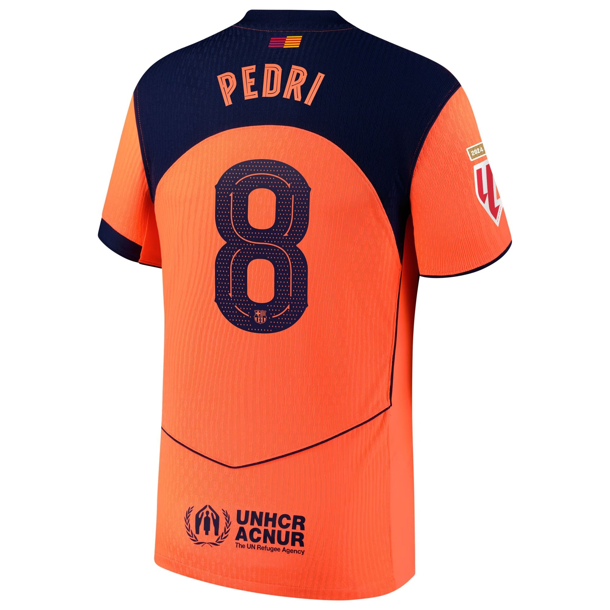 Pedri Barcelona Selfika 2025/26 Third Player Jersey - Orange