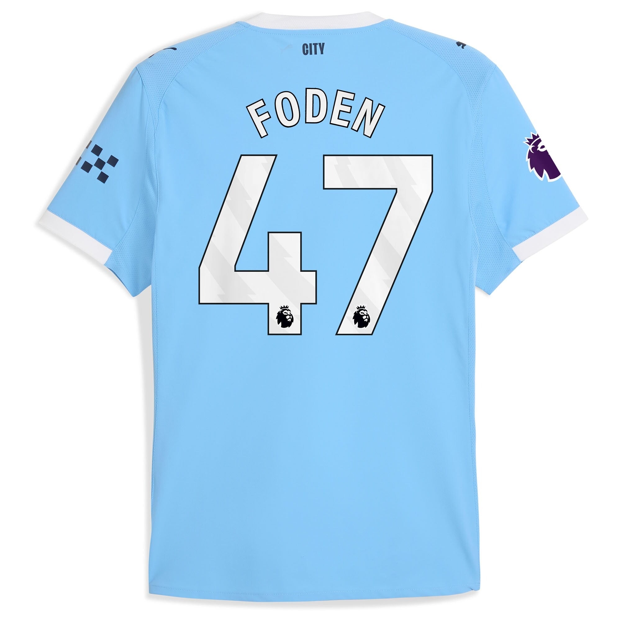 Phil Foden Manchester City Selfika 2025/26 Home Player Jersey - Sky Blue