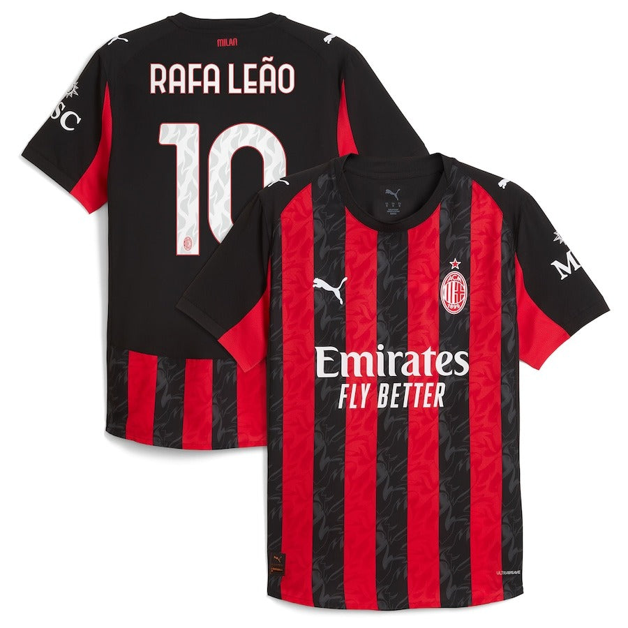 Rafael Leão AC Milan Selfika 2025/26 Home Player Jersey - Red