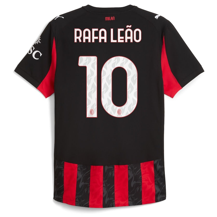 Rafael Leão AC Milan Selfika 2025/26 Home Player Jersey - Red