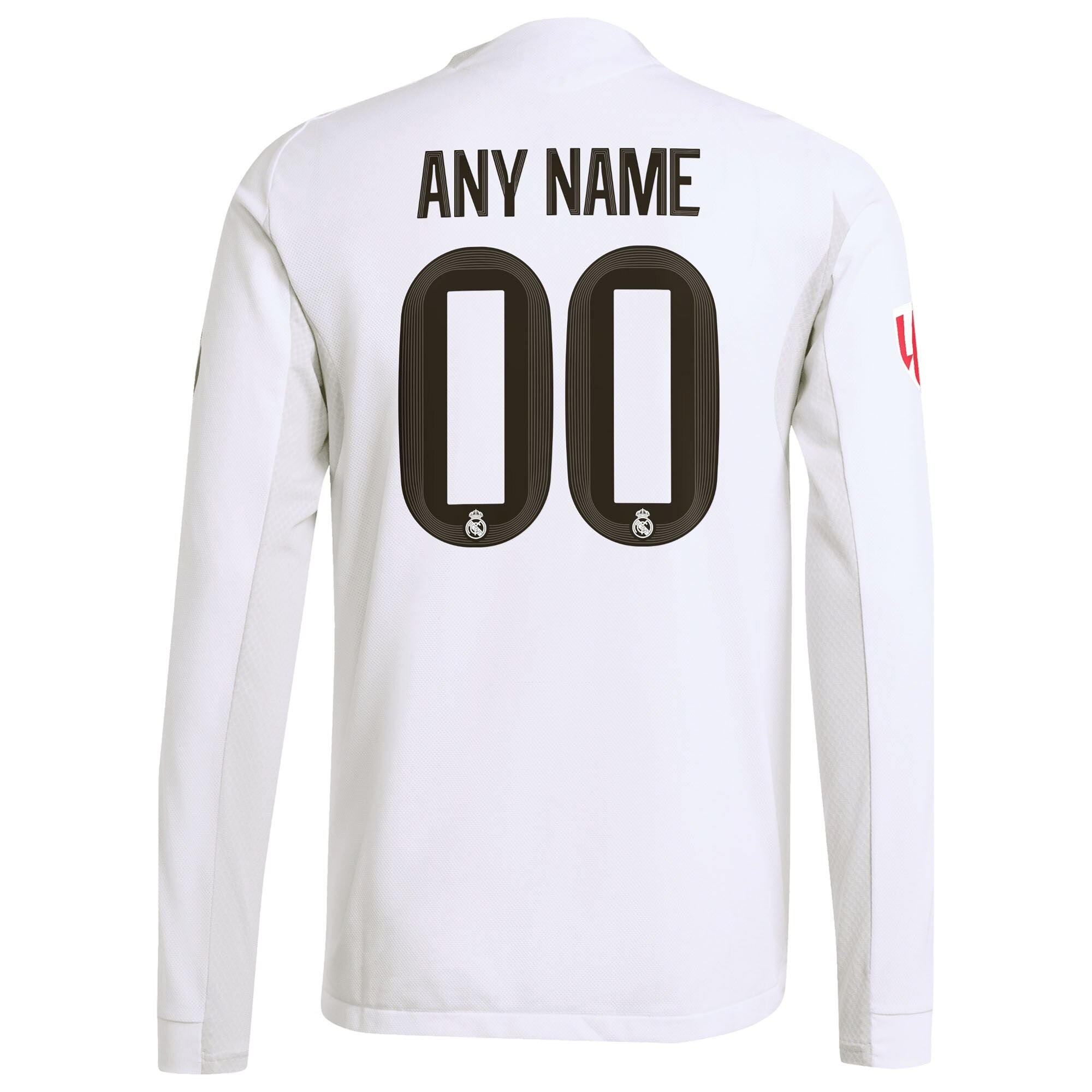 Real Madrid Selfika 2025/26 Home Long Sleeve Custom Jersey - White
