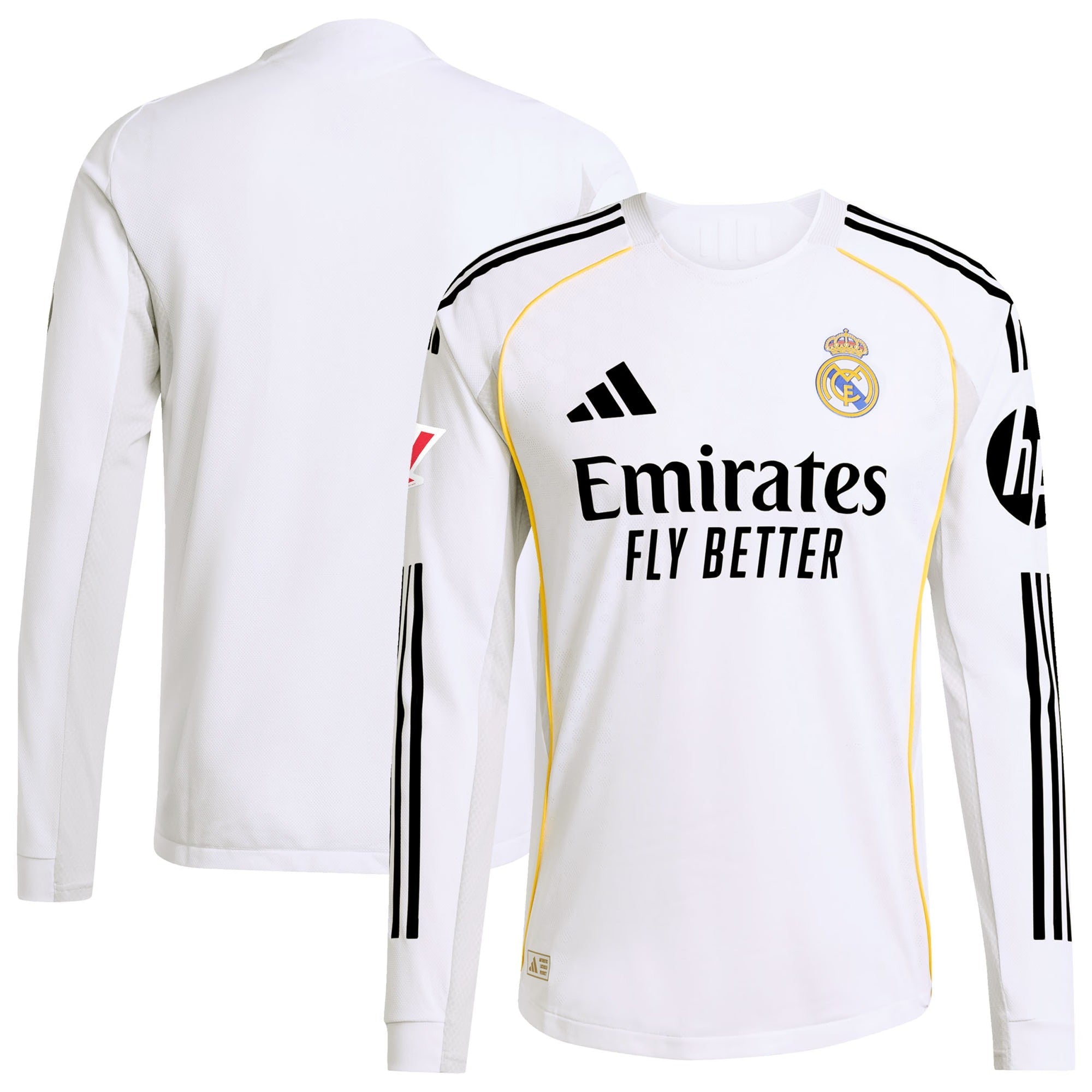 Real Madrid Selfika 2025/26 Home Long Sleeve Jersey - White