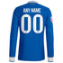 Real Madrid Selfika 2025/26 Third Long Sleeve Custom Jersey - Blue