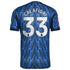 Riccardo Calafiori Arsenal Selfika 2025/26 Away Player Jersey - Blue