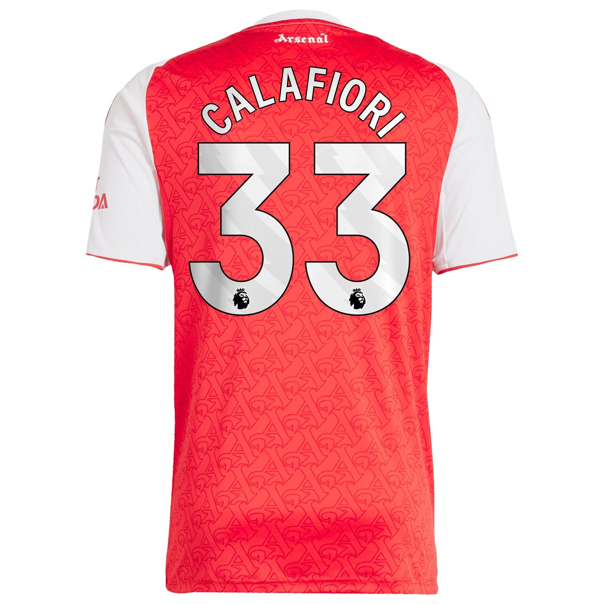 Riccardo Calafiori Arsenal Selfika 2025/26 Home Player Jersey - Red