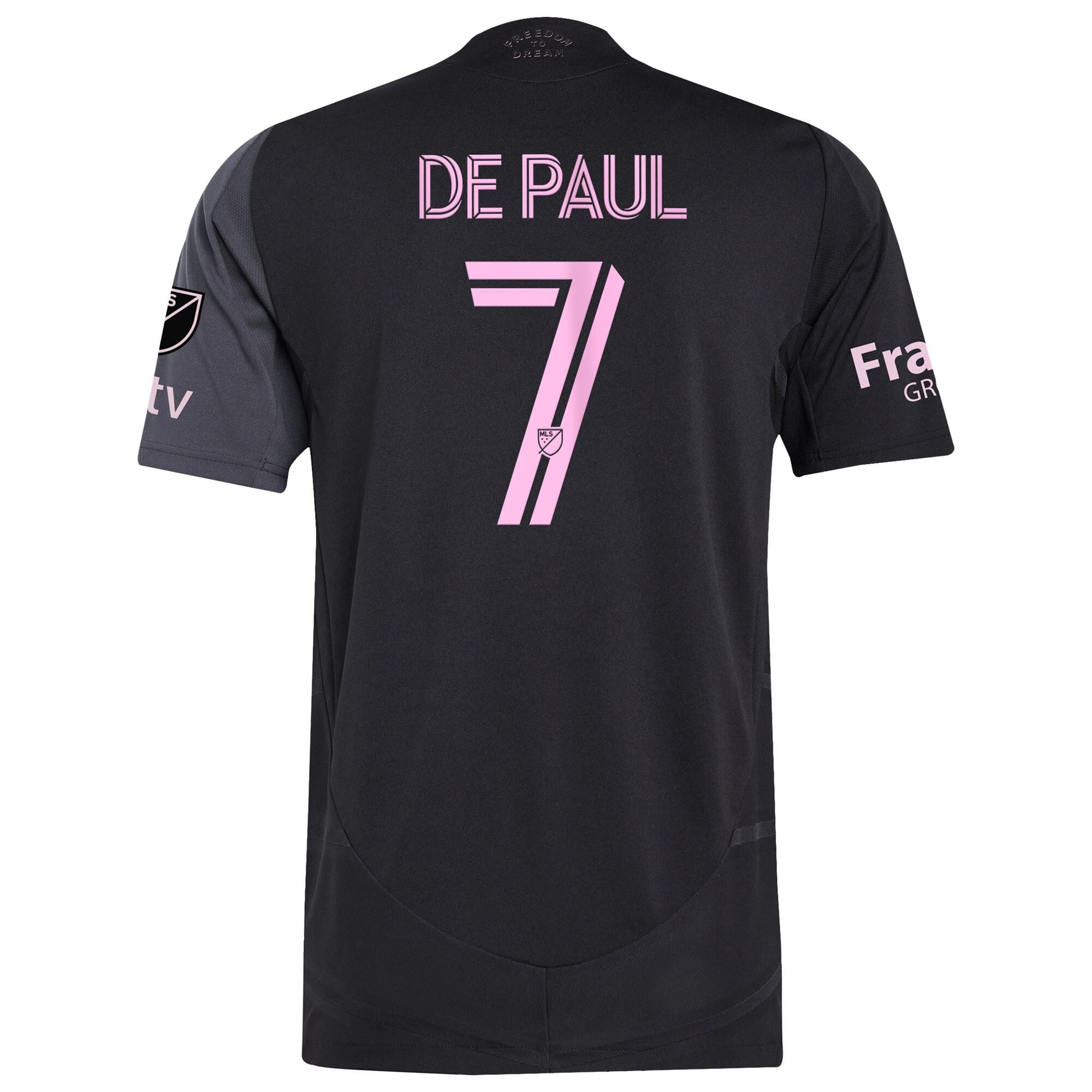 Rodrigo De Paul Inter Miami CF Selfika 2025 The Fortitude Kit Player Jersey - Black
