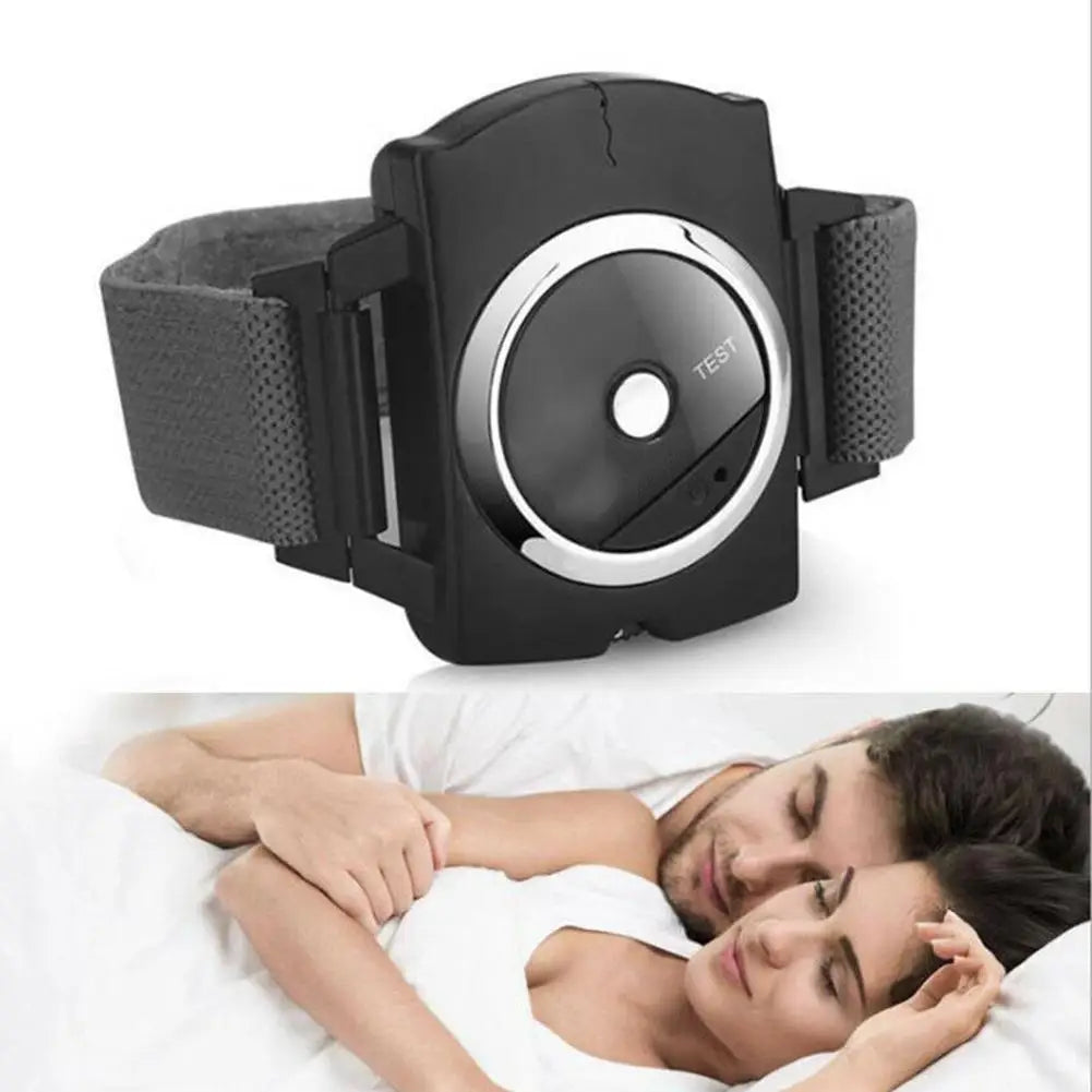 Electronic Pulse Anti-Snoring Wristband Watch – Sleep Aid for Reduced Snoring Perception
